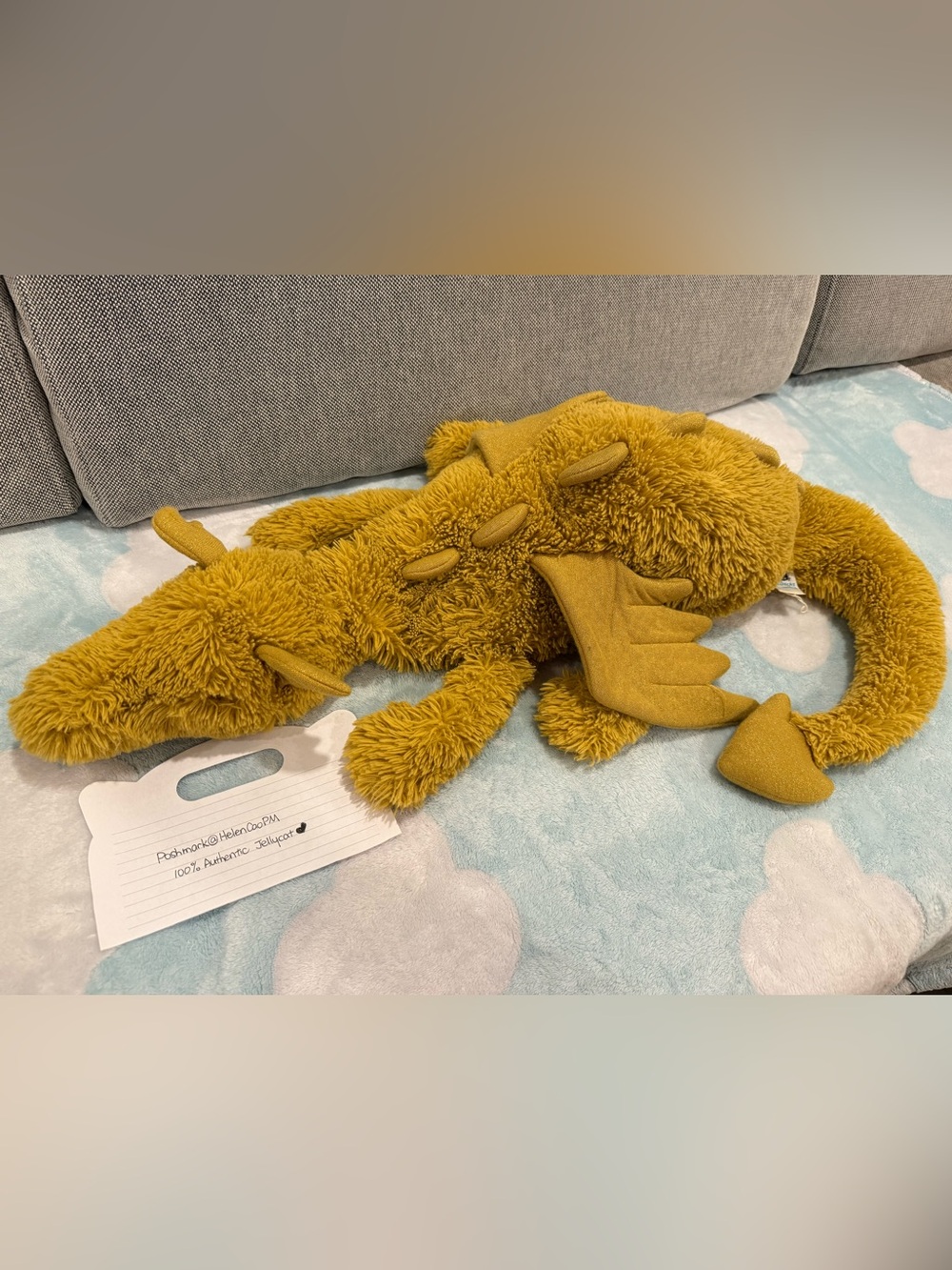 Jellycat Golden Dragon Huge Well - Used/No Tag